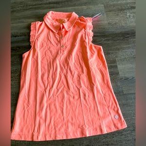 Meryl x Lilly pulitzer frida sleeveless ruffle top